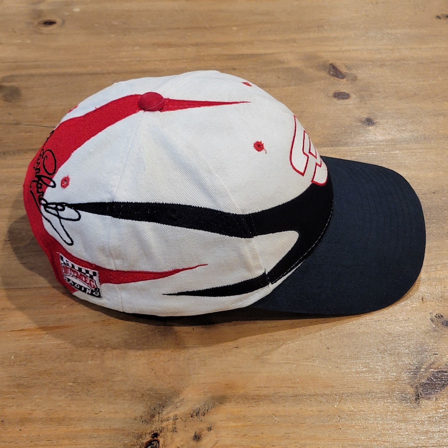 Vintage Dale Earnhardt Hat Nutmeg 90s Claw Stripes NASCAR Racing Car #3