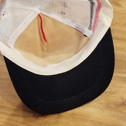 Vintage Motocraft Hat Snapback 3 Stripe Trucker Red 70s 80s Quality Parts Cars
