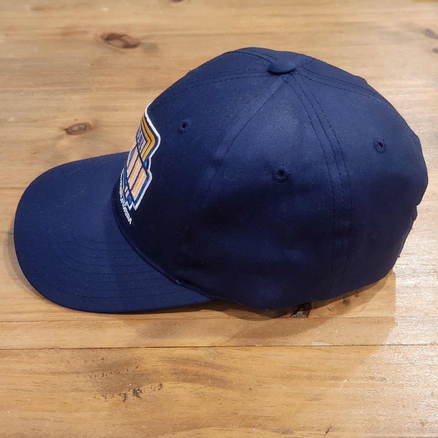 Vintage Super Bowl XXXIII Hat Snapback Black ANNCO Denver Broncos Miami FL Blue