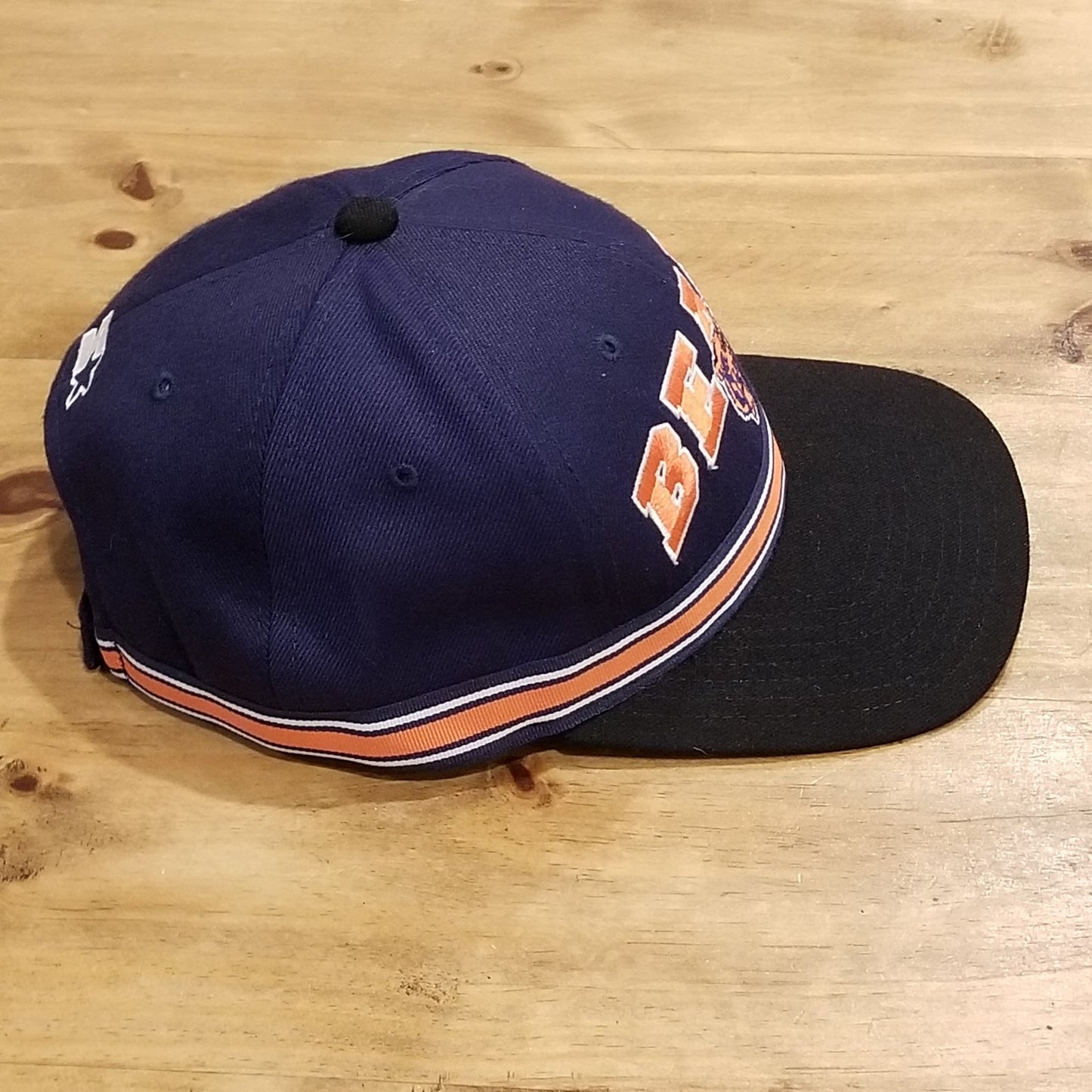 Vintage Chicago Bears Starter Hat Strap Back Wool Blend 90s NFL Pro-Line Stripe