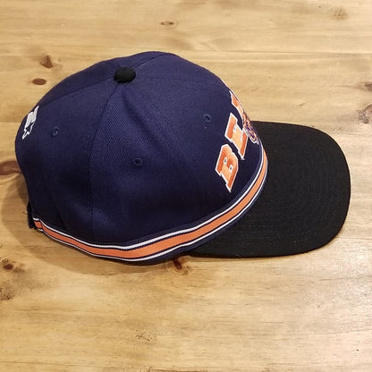 Vintage Chicago Bears Starter Hat Strap Back Wool Blend 90s NFL Pro-Line Stripe