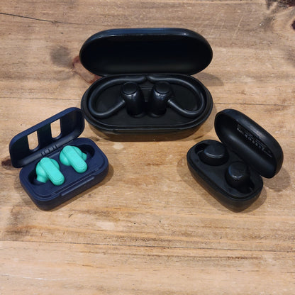 Lot of 3 Bluetooth Wireless Earbuds Skullcandy Dime 2 Onn Over Ear Tozo A1