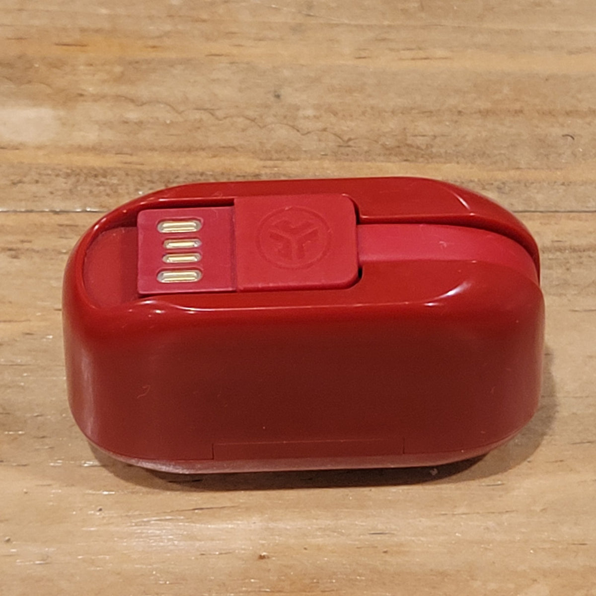 Jlab Go Pop Wireless Bluetooth Earbuds Compact With Charging Case Red