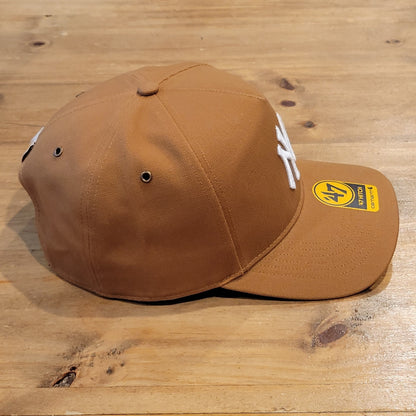 Men's Carhartt x '47  Brown New York Yankees Hitch Adjustable Hat