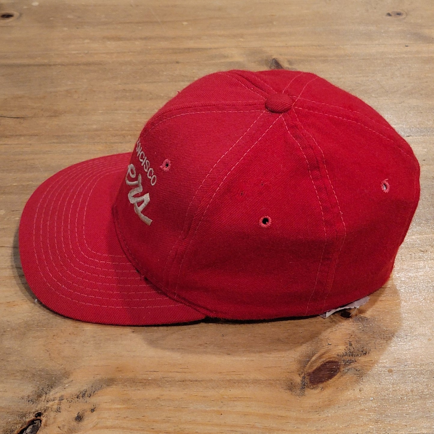 Vintage San Francisco 49ers Hat Sports Specialties Single Script 90s Wool Korea