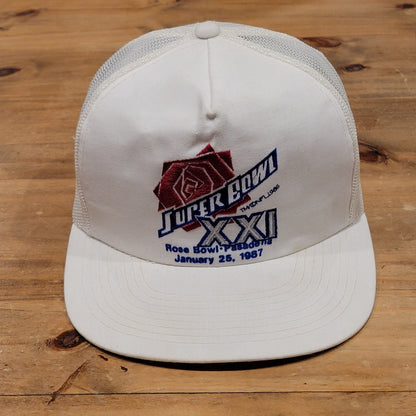 Vintage Super Bowl XXI New York Giants Sports Specialties Hat Snapback Trucker
