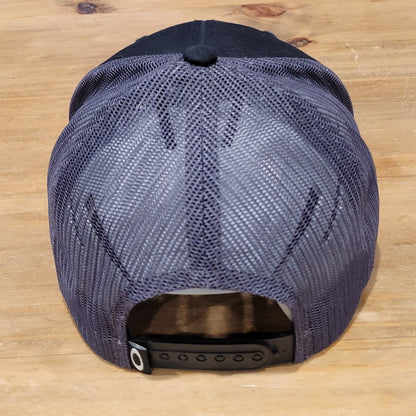 Oakley Snapback Hat Cap Mesh Back Trucker Black O Logo Patch One Size