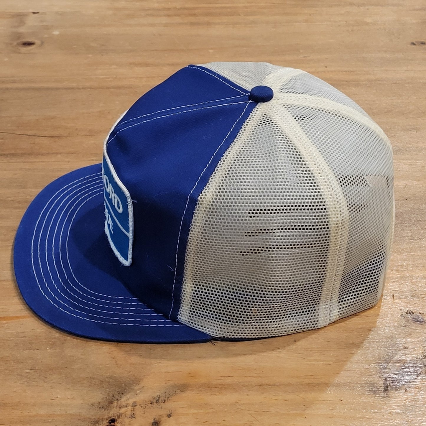 Vintage Ford K-Products Trucker Hat Snapback 80s Patch Teague Car Truck Racing