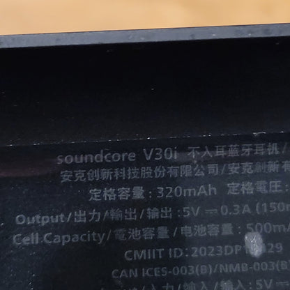 Anker Soundcore V30i Open-Ear Headphones Wireless Bluetooth Earbuds Black Sport