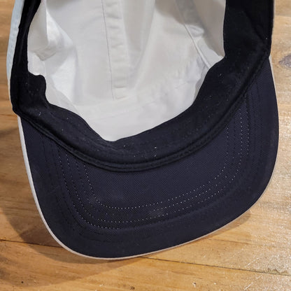 Nike AW84 Hat Cap Strap Back White Black Swoosh Running Outdoor One Size Dri-Fit