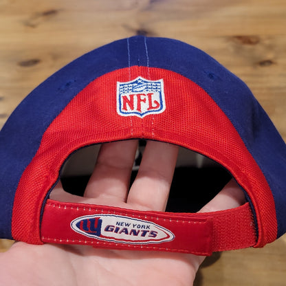 Vintage New York Giants Hat Strap Back Pro line Authentic NFL Football Laces 90s