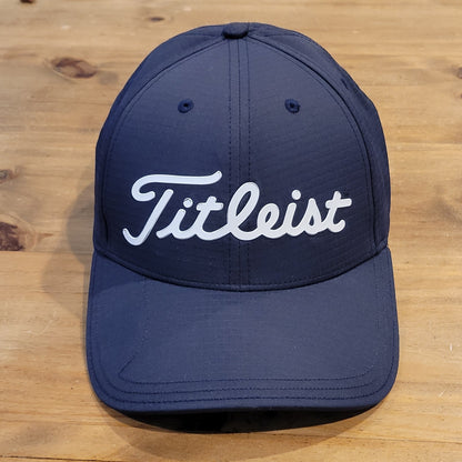 Titleist Golf Hat Strap Back Magnetic Bill Visor Blue White One Size