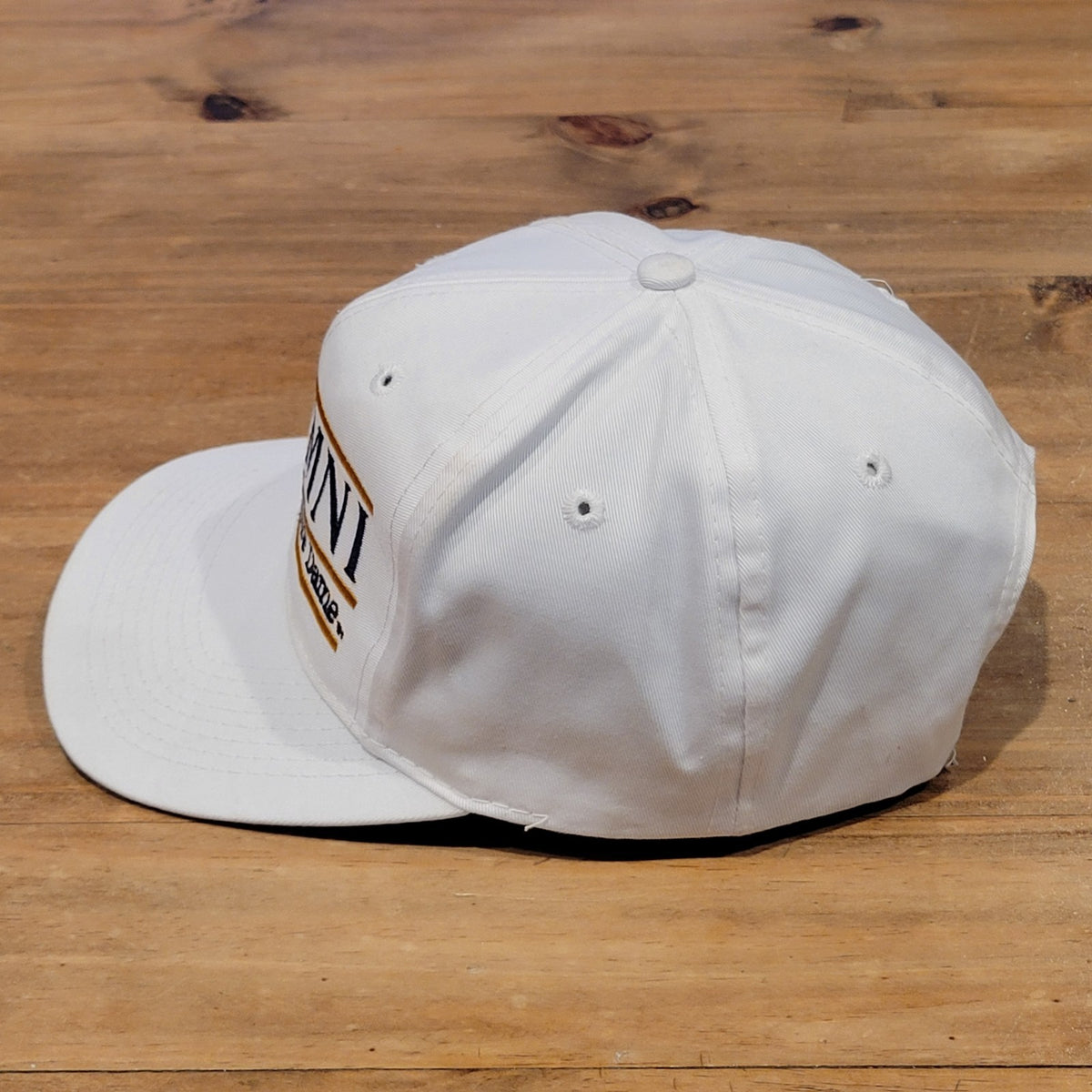 Vintage Notre Dame Fighting Irish Alumni Hat The Game 3 Bar White Snapback 90s