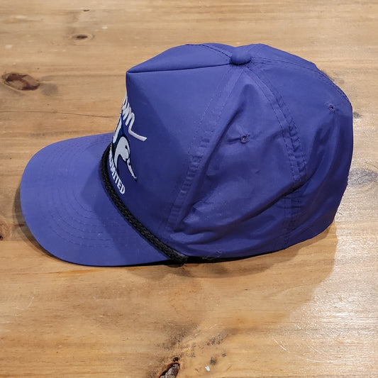 Vintage Ducks Unlimited Hat Snapback Purple Team DU Rope 90s