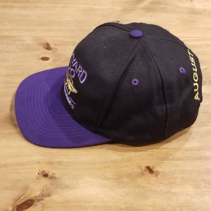 Vintage Brickyard 400 Indy Hat Snapback Black Wool Blend Logo 7 limited Edition