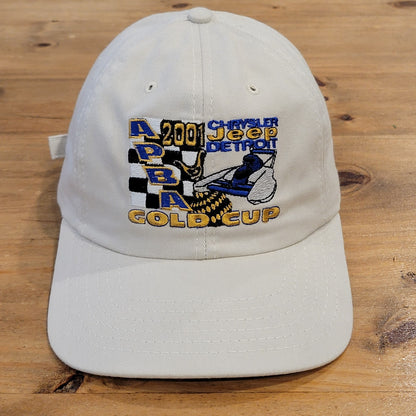 Vintage APBA Gold Cup 2001 Hat Boat Racing Race Made USA  Jeep Detroit