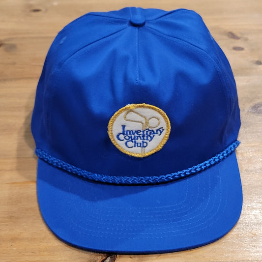 Vintage Inverrary Country Club Hat Snapback Blue Rope 80s 90s Lauderhill Florida