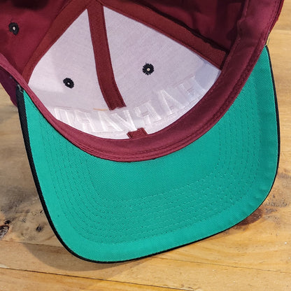 Vintage Harvard Crimson Hat Snapback Red Arch Spell Out Logo 90s University