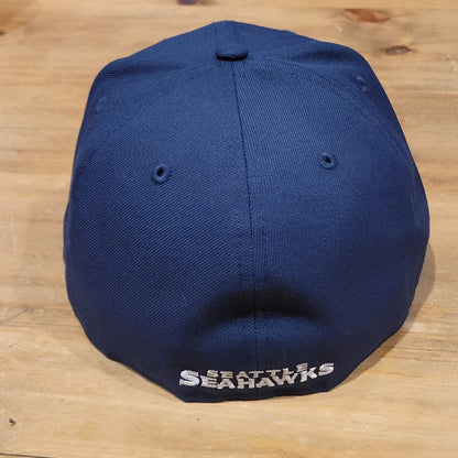 Seattle Seahawks Hat New Era Size 7 1/2 Fitted 59Fifty Blue NFL Football