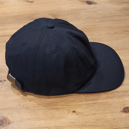 Cold World Black Baseball Cap Hat Purple Rabbit Embroidered Logo Adjustable NWT