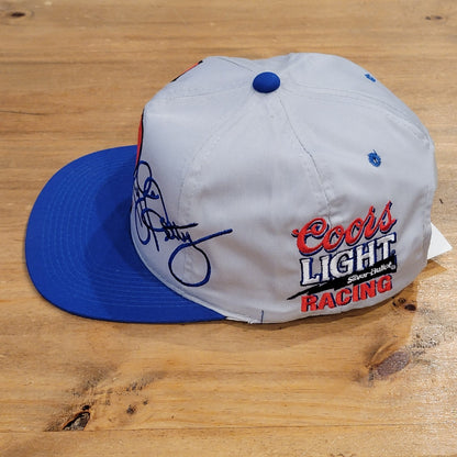 Vintage Coors Light Kyle Petty Hat Snapback NOS 90s NASCAR Big Logo 42 Spell Out