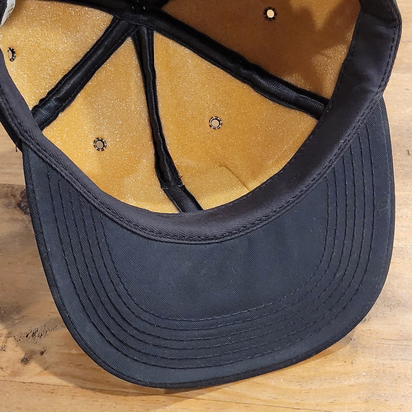 Vintage CAT Diesel Power Hat Trucker Black Patch 80s 90s Full Foam Made USA