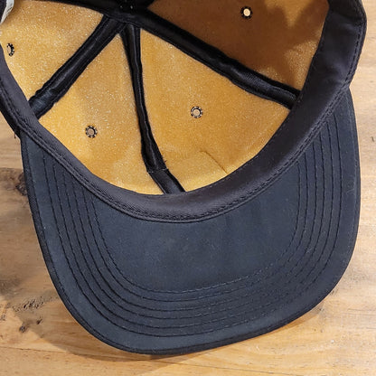 Vintage CAT Diesel Power Hat Trucker Black Patch 80s 90s Full Foam Made USA