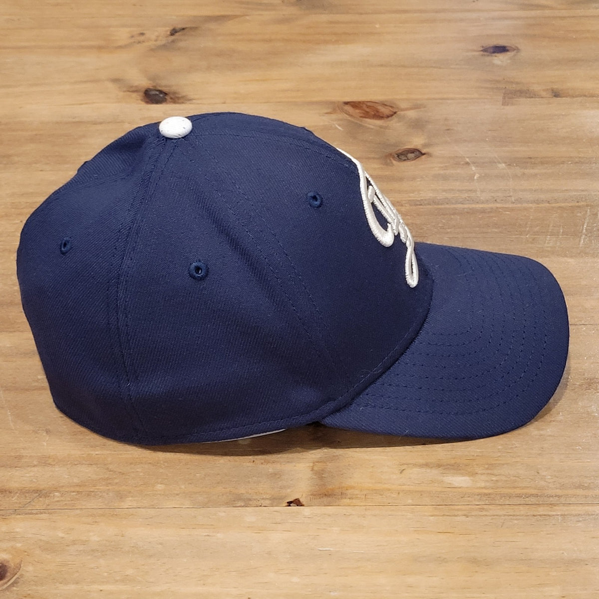 Los Angeles Dodgers Hat New Era Size S/M 39Thirty Flex Stretch Fitted Blue LA
