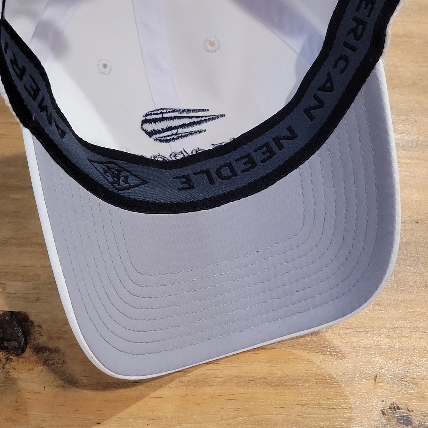 US Open Tennis Hat Cap White Black American Needle Lightweight Strap Back