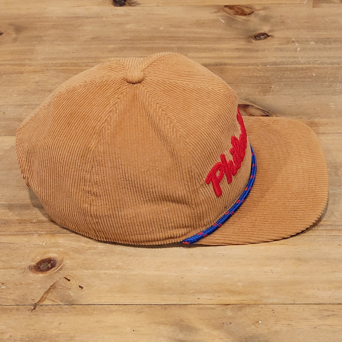 Philadelphia 76ers Corduroy Hat Snapback New Era Brown Rope NBA Retro Camo UV