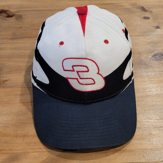 Vintage Dale Earnhardt Hat Nutmeg 90s Claw Stripes NASCAR Racing Car #3