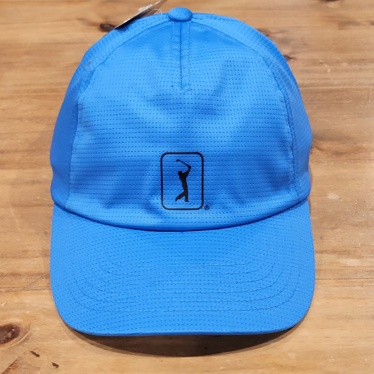 PGA Tour Hat Cap Strap Back Blue One Size Golf Golfer Lightweight