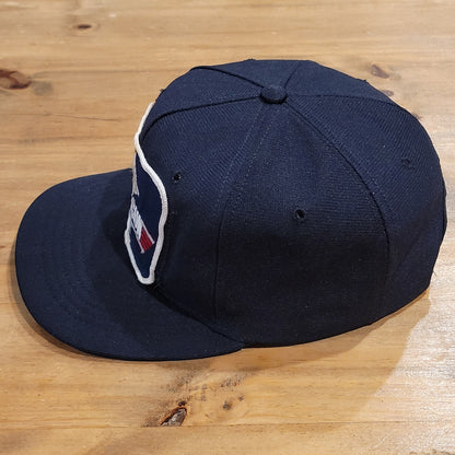 Vintage Top Gun Hat Snapback Blue Patch Movie Fighter Jets Air Force