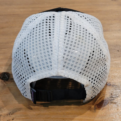 Patagonia Duck Bill Mesh Back Hat Strap Back Black Outdoor Water Fish Hiking