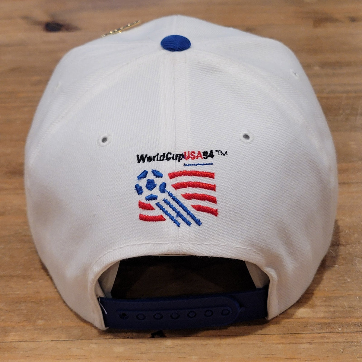 Vintage World Cup USA 1994 Soccer Apex One Wool Blend White Flag 90s