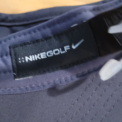 Nike Golf High Rise Visor Hat Cap Black White Swoosh Golfer One Size