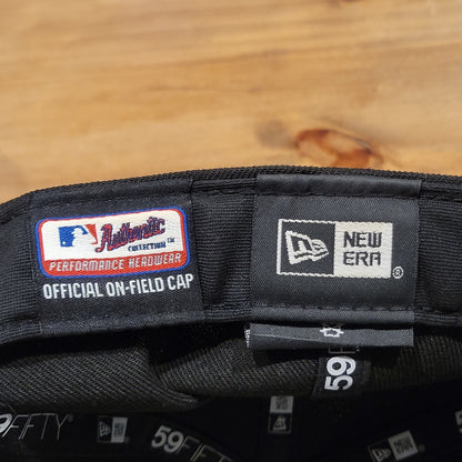 Chicago White Sox New Era Hat Size 7 1/8 Fitted On Field 59Fifty Black MLB