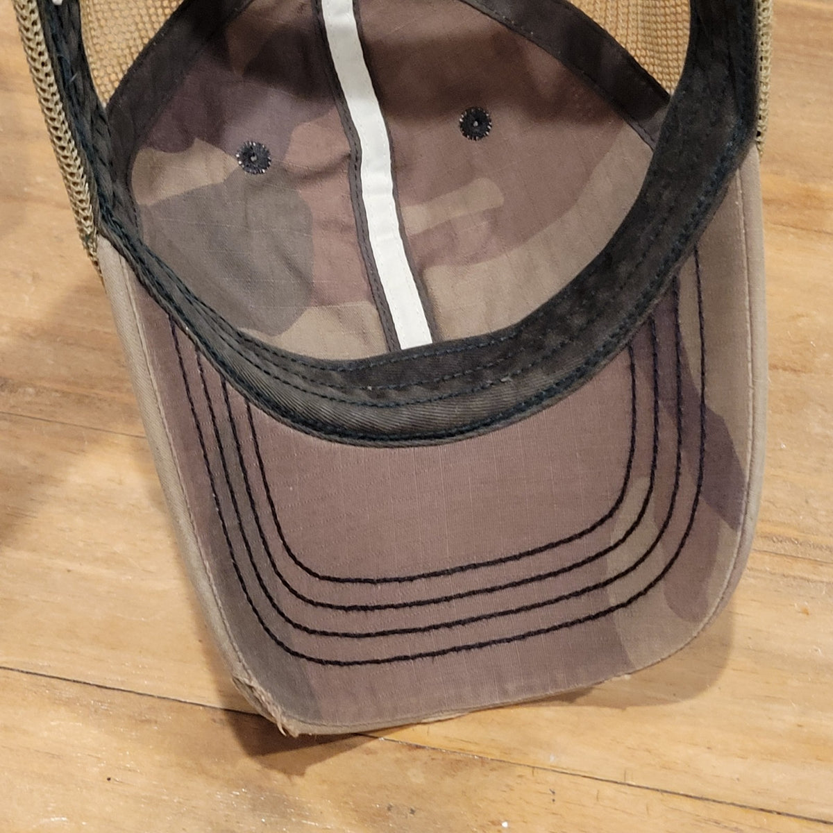 Vintage American Eagle Hat Snapback Camo Camouflage Mesh Back 90s Y2K 1977 Logo