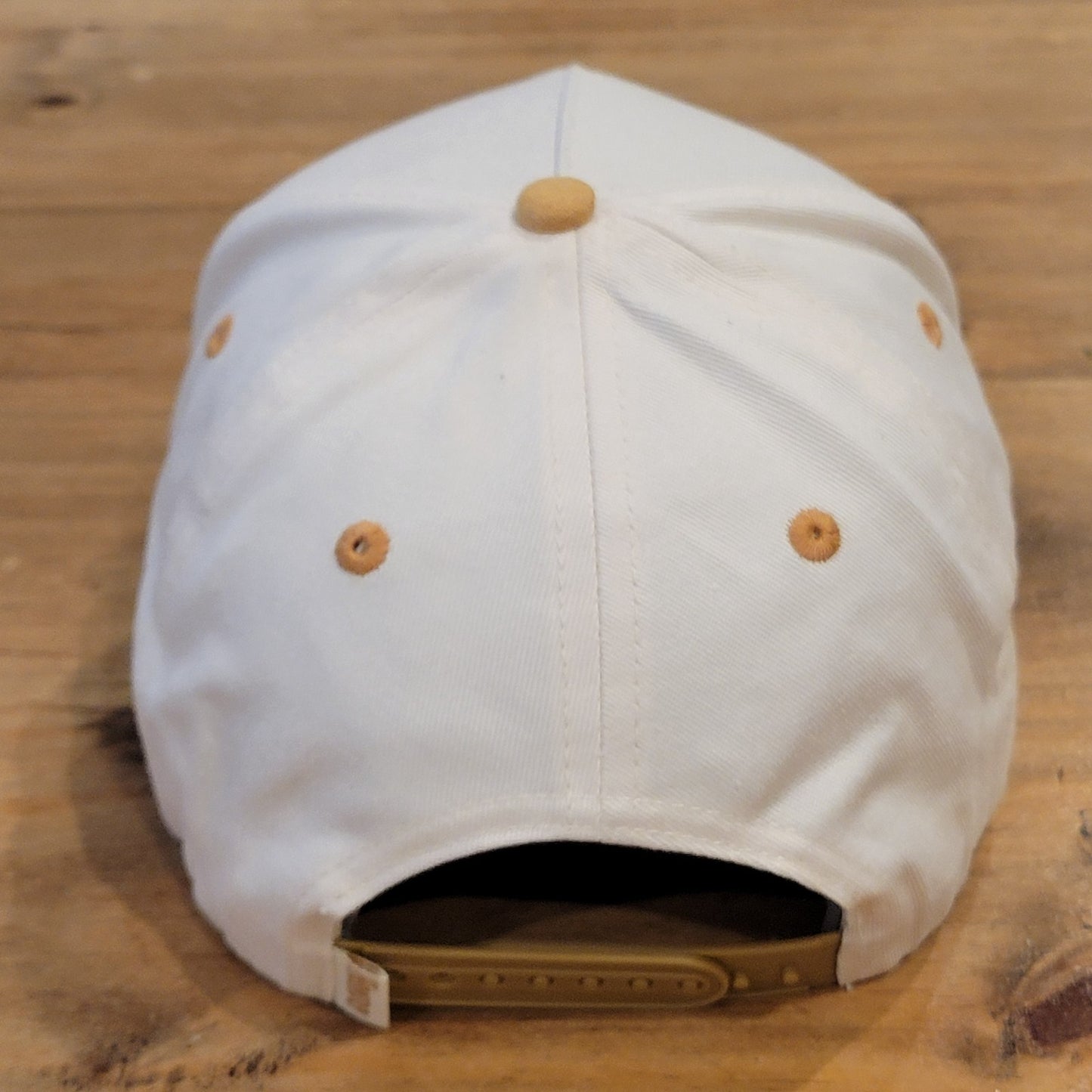 Texas Hondo Hat Co Snapback Brown White Spell Out One Size