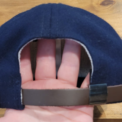 Ebbets Field Flannels Portland Beavers Hat Wool Strap Back Made USA Blue Red P