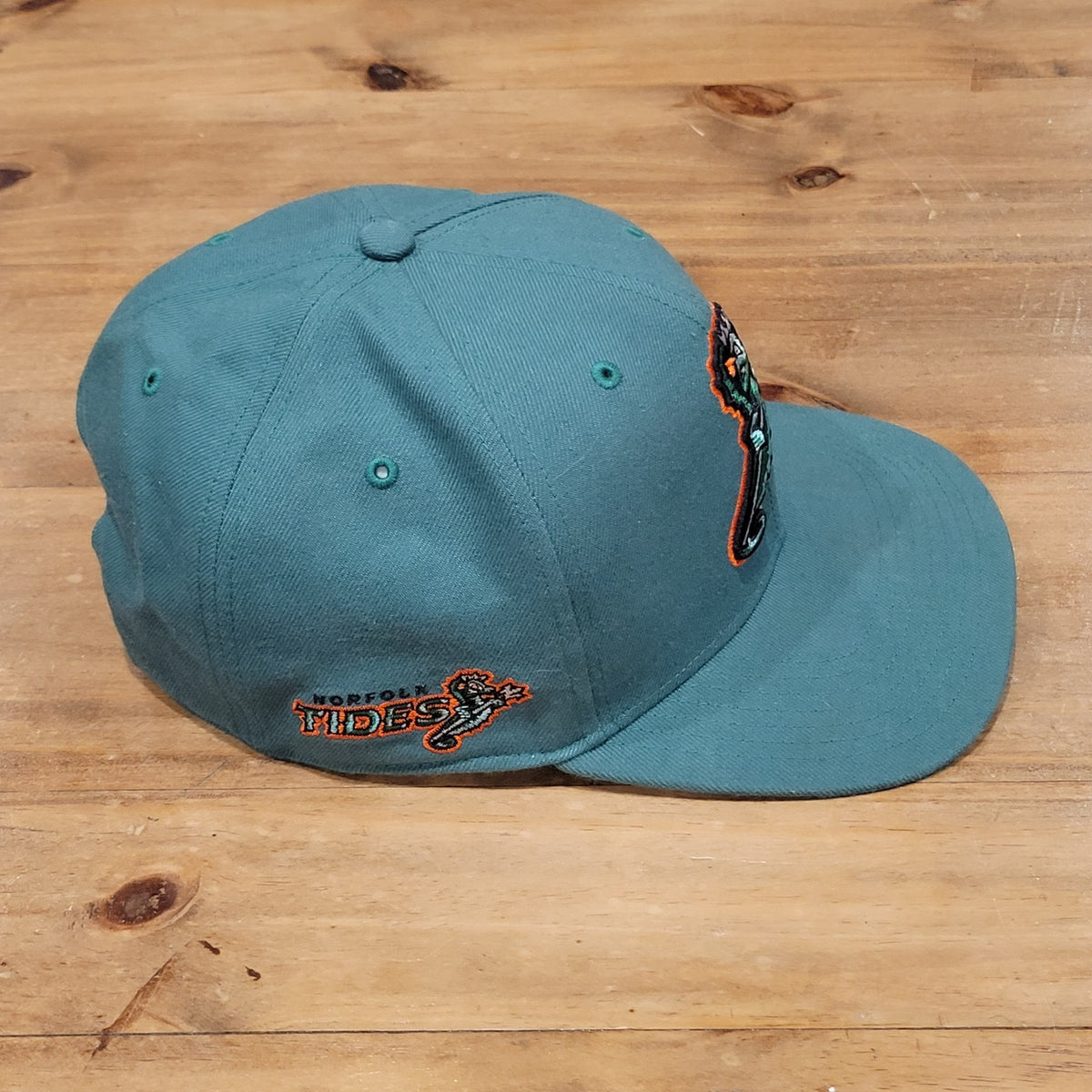Norfolk Tides Hat Snapback MiLB Baseball Seahorse Logo Orioles 47 Brand  Wool