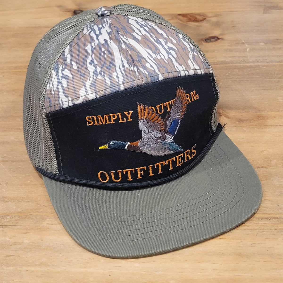 Simply Southern Outfitters Hat Panel Duck Hunting Mesh Back One Size Outdoor