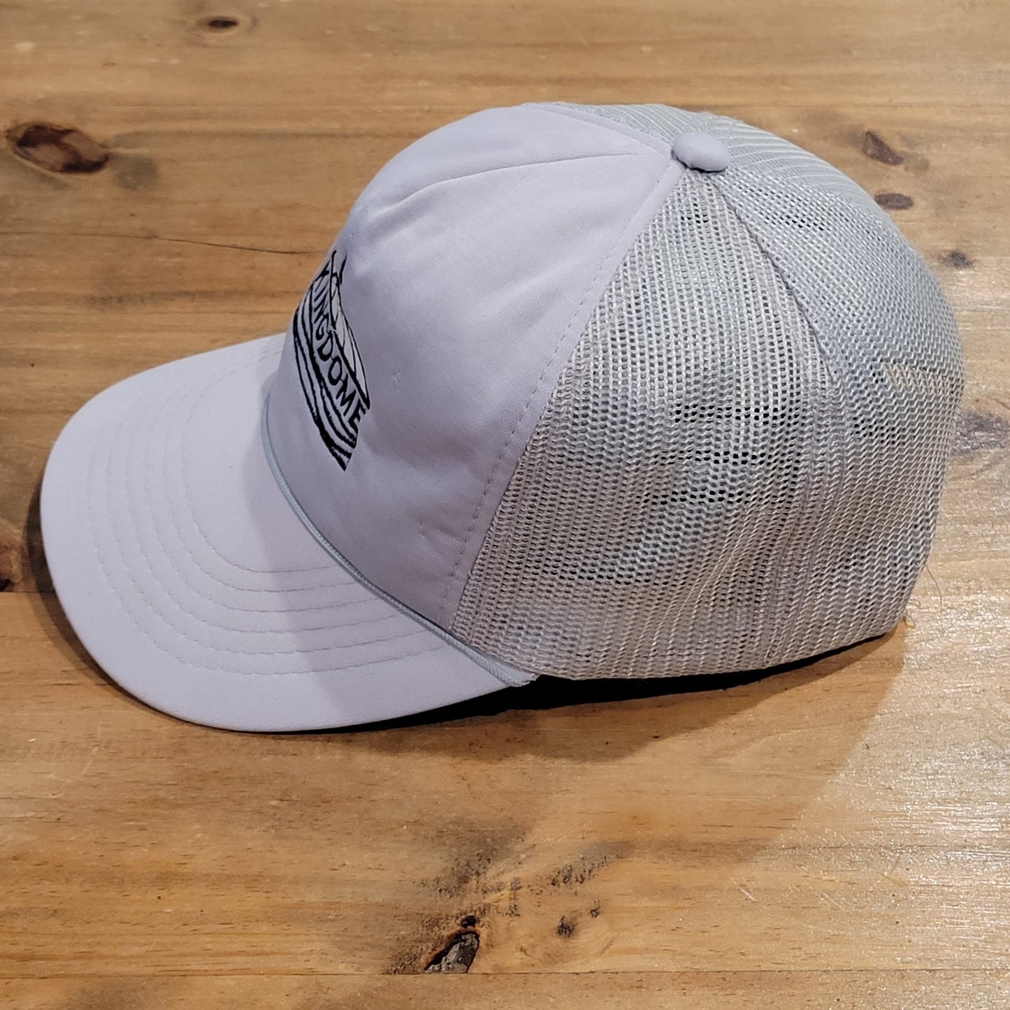 Vintage Kingdome Hat Cap Snapback Gray Seattle Washington Sports 80s 90s