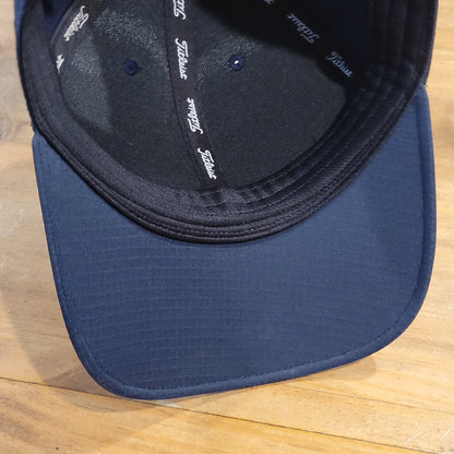 Titleist Golf Hat Strap Back Magnetic Bill Visor Blue White One Size
