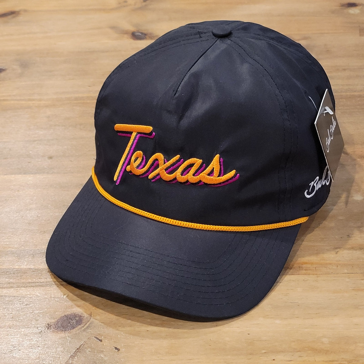 Bad Birdie Golf Hat Cap Snapback Black Rope Texas One Size Adjustable