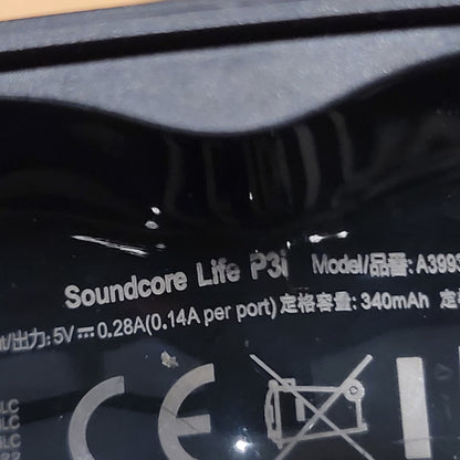 Anker Soundcore Life P3i True Wireless Earbuds Black Hybrid ANC Bluetooth A3993