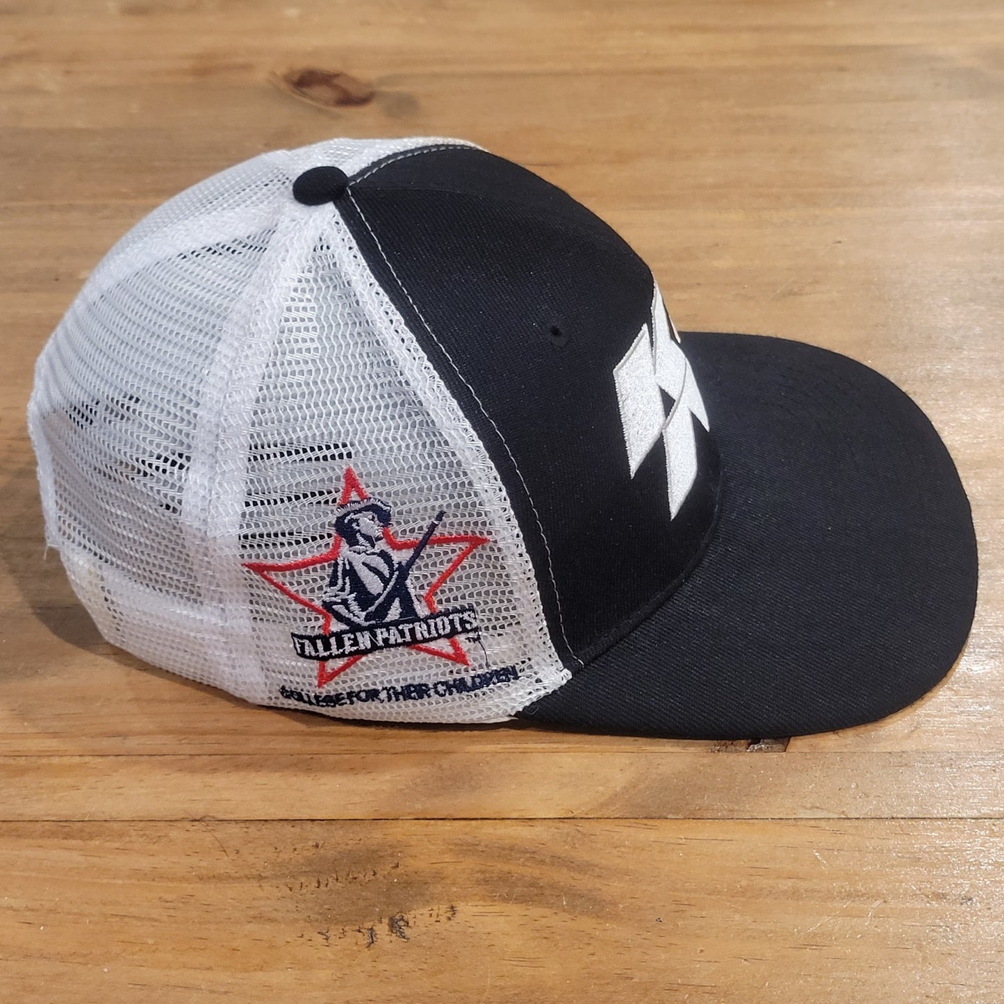 K&N Filters Hat Snapback Black White Car Racing Exhaust Performance Race