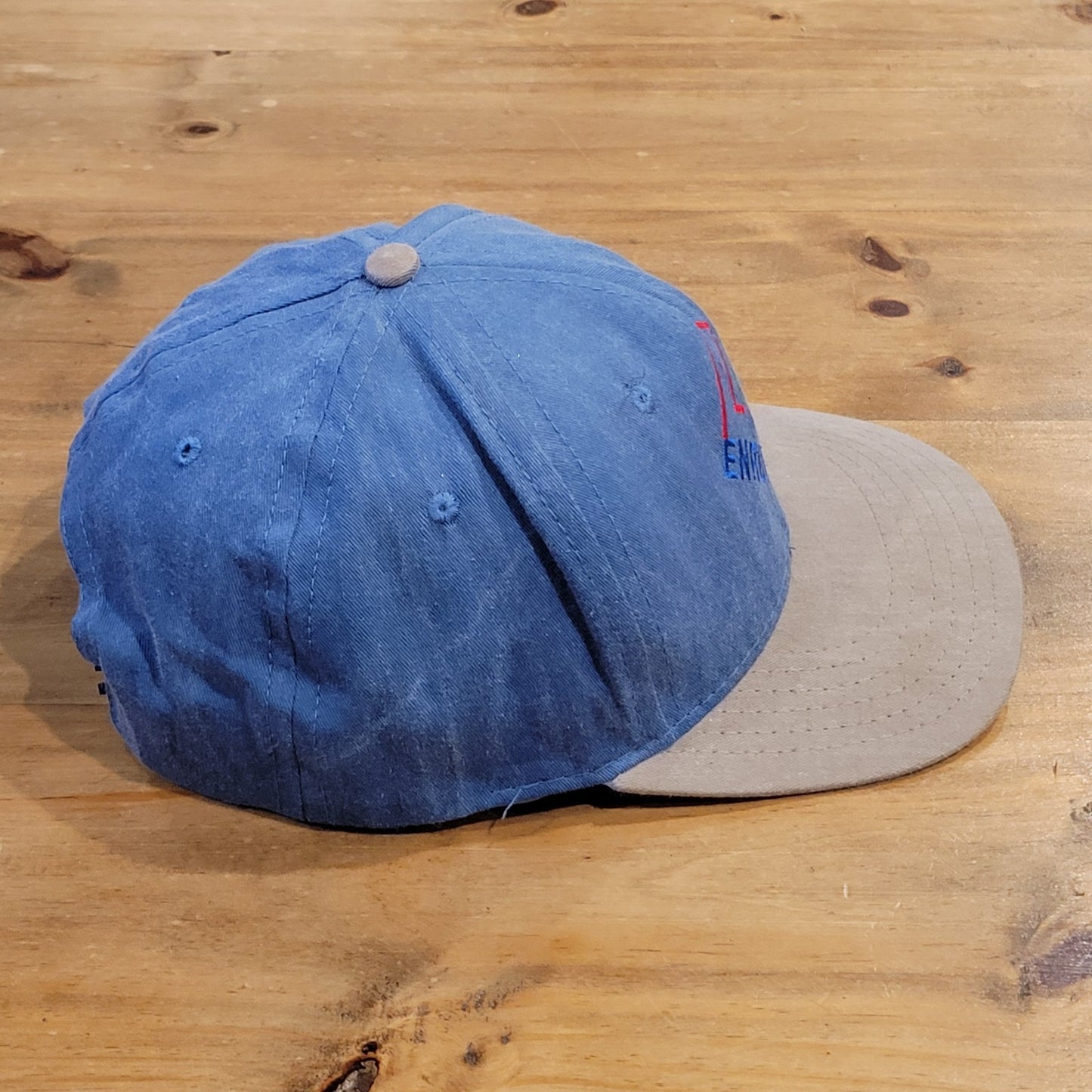Vintage Enron Hat Snapback Made USA  90s Fraud Scandal Energy Company