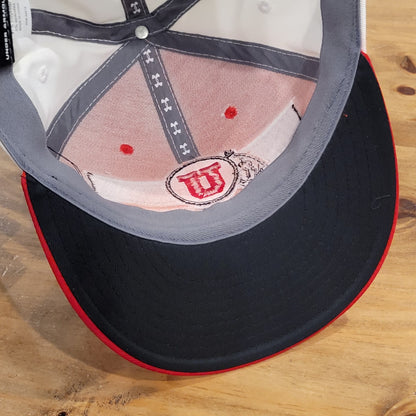 Utah Utes Under Armour Hat Snapback Red White One Size College Football