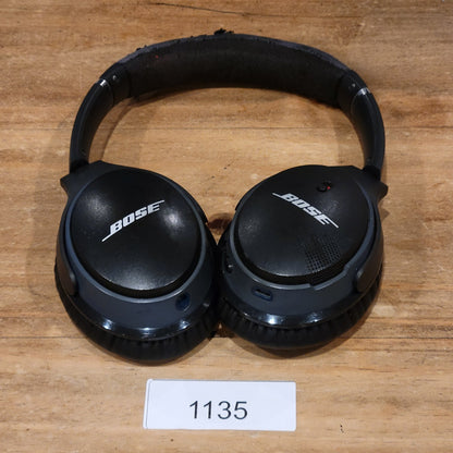 Bose SoundLink Around Ear Wireless Headphones AE2 Black Blue Tested Working 1135